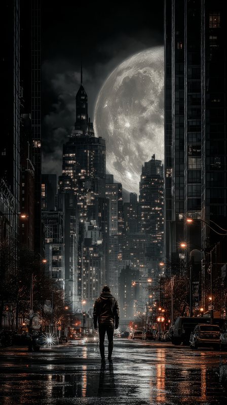 Full Moon, Front Street